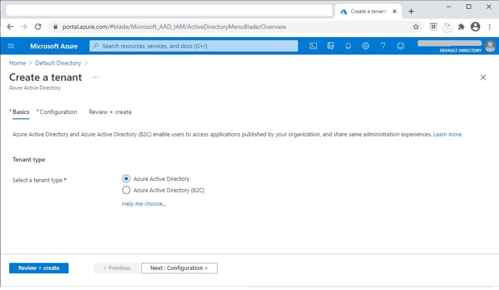 How to Create Tenants in Azure Active Directory – andrewhalil.com