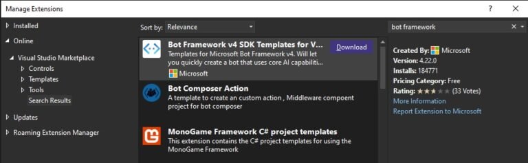 How to Create Chatbots with Visual Studio and Bot Framework SDK ...
