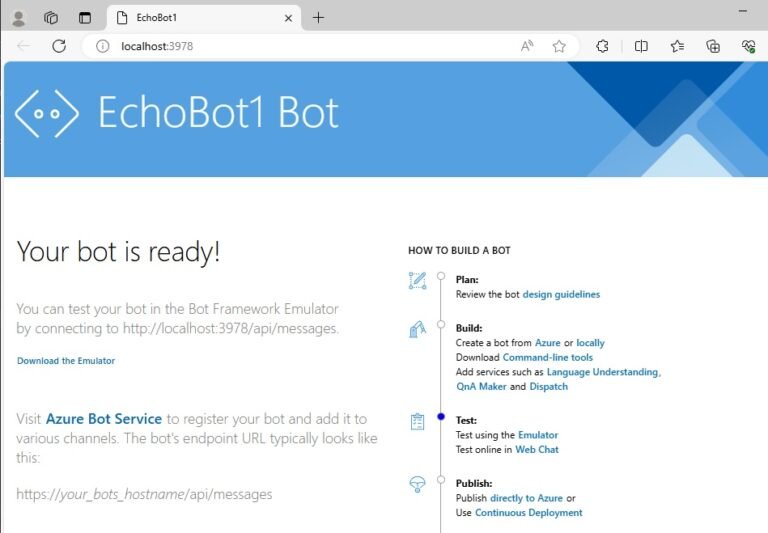 How to Create Chatbots with Visual Studio and Bot Framework SDK ...